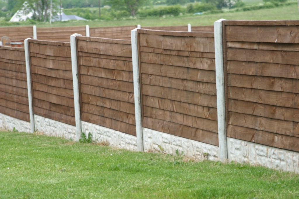 Concrete Post amp; Timber Panel Fencing  FRS Fencing